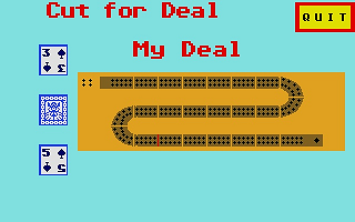 Cribbage atari screenshot